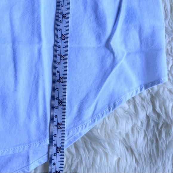 NEW Madewell Sz S White Cotton Courier Shirt Short Sleeve Button Up Boxy Natural - Picture 15 of 17